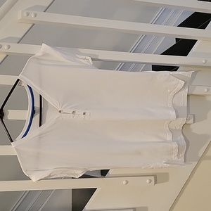White Nautica rolled-sleeve TShirt